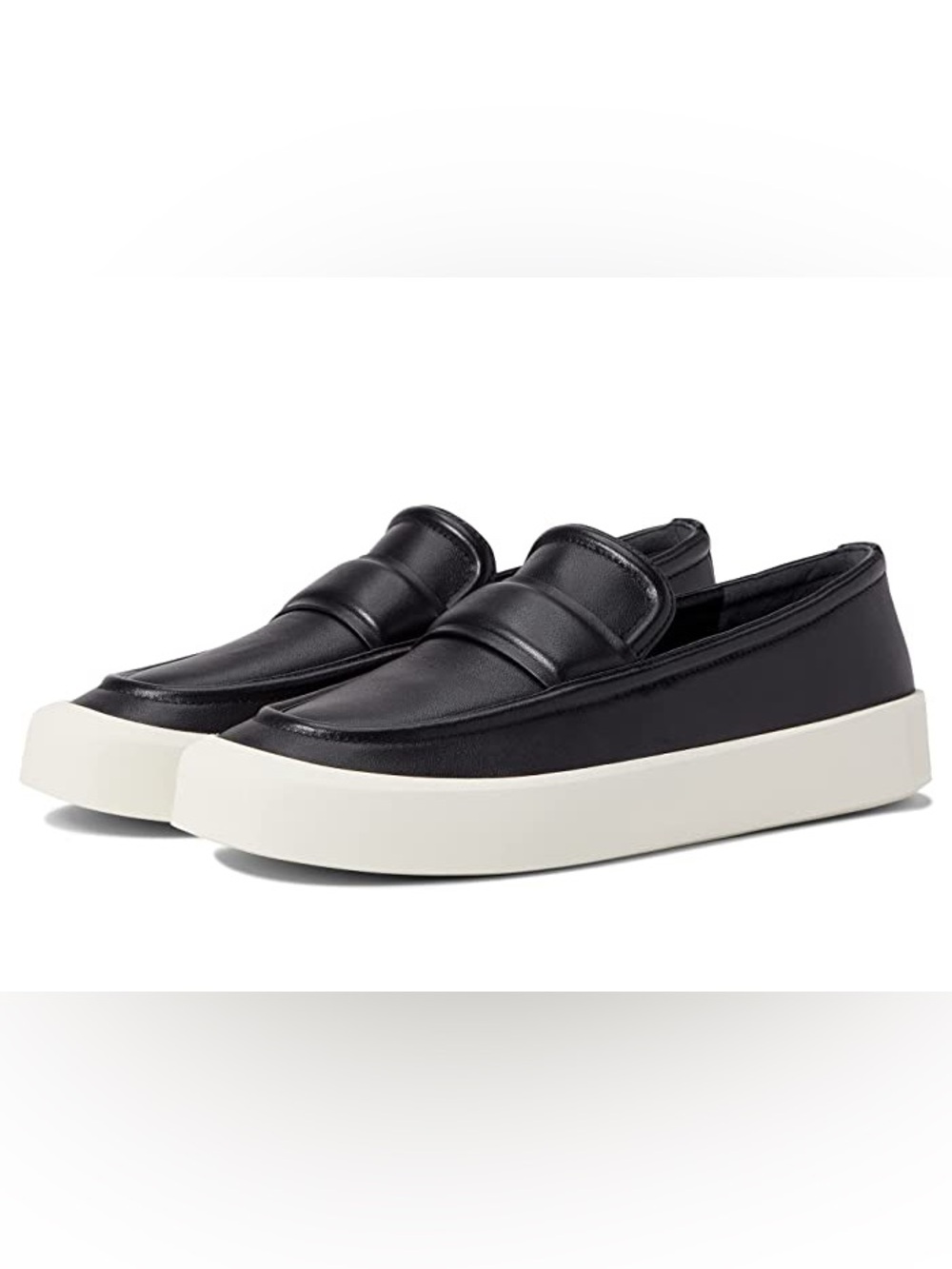 Women’s VINCE Ghita black leather platform loafers- Size 8.5